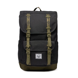 Herschel Σακίδιο Herschel Little America Mid 11391-06011 Black/Ivy Green