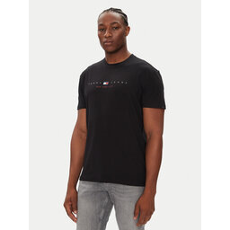 Tommy Jeans Tommy Jeans Majica Flag Linear DM0DM21911 Črna Regular Fit
