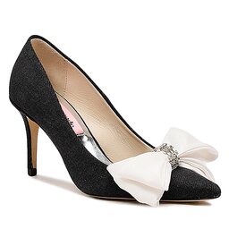 Custommade Stilettos Custommade Aljo Denim Taffeta 999633013 Anthracite Black 999