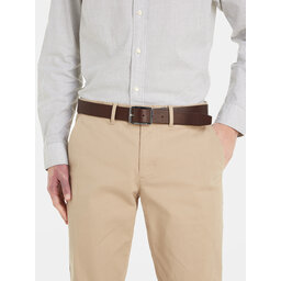 

Чоловічий ремінь Tommy Hilfiger New Buckle Jeans Belt 3.5 AM0AM11471 Testa Di Moro 0HD, Коричневий