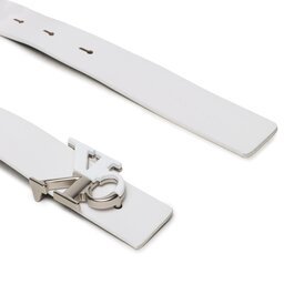 

Жіночий ремінь Calvin Klein Jeans Round Mono Plaque Belt 25mm K60K610113 YAF, Білий