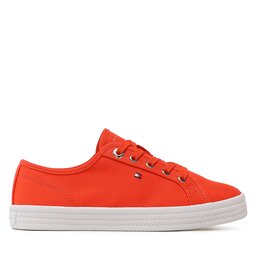 

Кросівки Tommy Hilfiger Essential Vulcanized Sneaker FW0FW07119 Deep Orange S\NX, Червоний