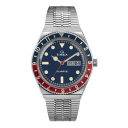 Timex Ceas Timex Q Reissue TW2T80700 Argintiu