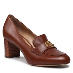 ralph lauren heeled loafers