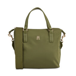 Tommy Hilfiger Дамска чанта Tommy Hilfiger Poppy Small Tote AW0AW15217 Putting Green MS2