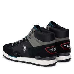 

Черевики U.S. Polo Assn. ARON005 Blk-Gry01, Чорний