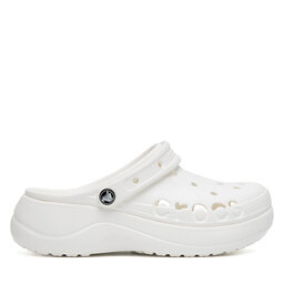 Crocs Şlapi Crocs BAYA PLATFORM CLOG 208186-100 Alb