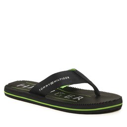 Tommy Hilfiger Japonki Tommy Hilfiger Massage Footbed Beach Sandal FM0FM04474 Desert Sky DW5