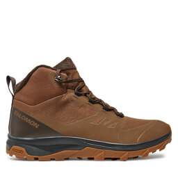 Salomon Trekking čevlji Salomon Outsnap Climasalomon™ Waterproof L47685000 Rjava