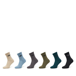 adidas 6 pares de calcetines altos unisex adidas Trefoil Cushion JY2680 De color