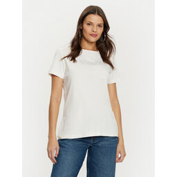 Guess Guess T-Shirt V3BI11 J1314 Εκρού Regular Fit