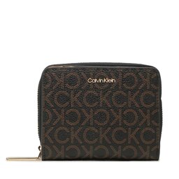 Calvin Klein Mali ženski novčanik Calvin Klein Ck Must Z/A Wllt W/Flap Md Mono K60K608910 0HD
