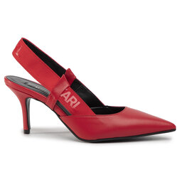 

Босоніжки KARL LAGERFELD KL30305 Red Lthr/Texttile, Червоний