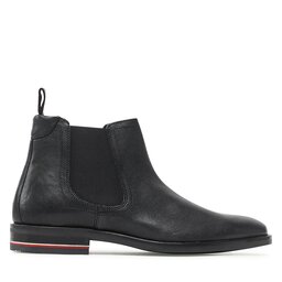 

Челсі Tommy Hilfiger Signature Hilfiger Lth Chelsea FM0FM04177 Black BDS, Чорний