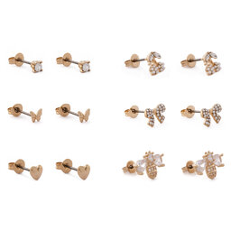 Aldo Set di 6 paia di orecchini Aldo Cocquettes 13994821 Oro