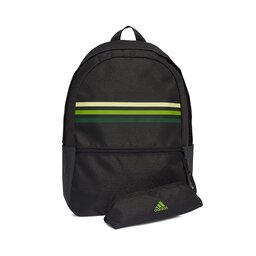 adidas Mugursoma adidas Classic Horizontal 3-Stripes Backpack HY0743 Black/Pullim