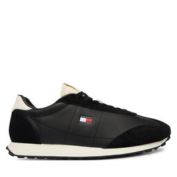 Tommy Jeans Sneakers Tommy Jeans Tjm Retro Runner Archive Mix Mat EM0EM01763 Schwarz