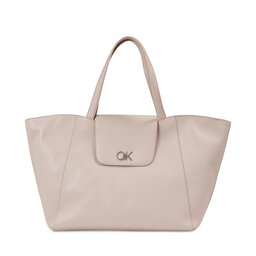 Calvin Klein Τσάντα Calvin Klein Re-Lock Shopper W/Flap K60K611052 Shadow Gray PE1