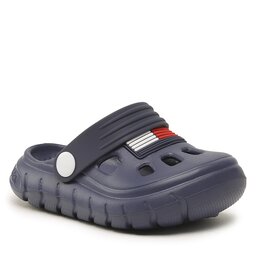 Tommy Hilfiger Sandaler och Slip-ons Tommy Hilfiger Flag Cofy Sandal T3X2-32915-0083 M Blue 800