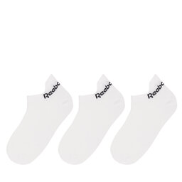 Reebok Súprava 3 párov kotníkových ponožiek unisex Reebok TECH STYLE TR W 3P FQ6251 Biela