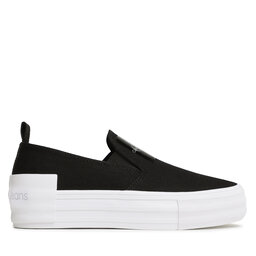 Calvin Klein Jeans Tenisky Calvin Klein Jeans Bold Vulc Flat Slipon YW0YW01040 Čierna