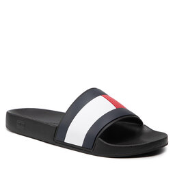 Tommy Hilfiger Iešļūcenes Tommy Hilfiger Rubber Th Flag Pool Slide FM0FM04263 Black BDS