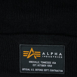 

Шапкa Alpha Industries Crew Beanie 128924 Black 03, Чорний