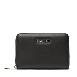 TWINSET Duży Portfel Damski TWINSET 231TD8431 Nero 00006