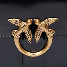

Сумка Pinko Love One Top Handle Mini Light . PE 24 PLTT 100071 A1EN Nero/Antique Gold Z99Q, Чорний