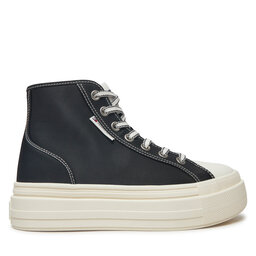Tommy Jeans Tornacipő Tommy Jeans Foxing EN0EN02704 Fekete