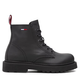 

Черевики туристичні Tommy Jeans Short Lace Up Leather Boot EM0EM01040 Black BDS, Чорний