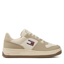 

Снікерcи Tommy Jeans Basket Canvas EM0EM01163 Gentle Gold AB9, Бежевий