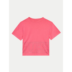 Guess Guess Camiseta J4YI17 K6YW4 Rosa Boxy Fit