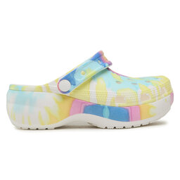 

Шльопанці Crocs Classic Platform Tie Dye Graph Clgw 207151 White/Multi, Білий