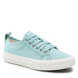 Clarks Teniși Clarks Roxby Lace 26164981 Turquoise Canvas