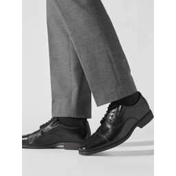 

Туфлі Clarks Tilden Cap 261103097 Black Leather, Чорний