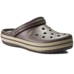 Crocs Șlapi Crocs Crocband 11016 Espresso/Khaki