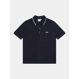 BOSS Boss Поло J25P26 S Cиній Regular Fit