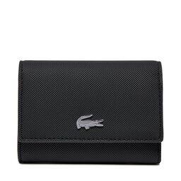 Lacoste Duży Portfel Damski Lacoste NF4190AA Czarny