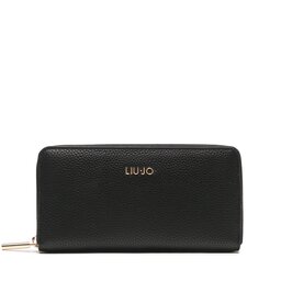 Liu Jo Portofel Mare de Damă Liu Jo Ecs Xl Zip Around AF3369 E0086 Nero 22222