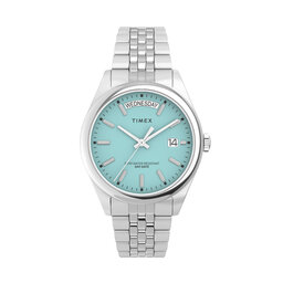 Timex Ceas Timex Legacy Day and Date Tiffany TW2V68400 Argintiu