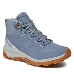 Salomon Pārgājienu apavi Salomon Outsnap Climasalomon™ Waterproof L47289900 Flint Stone/Pearl Blue/Gum3
