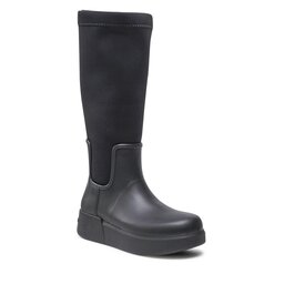 Calvin Klein Ботуши Calvin Klein Rain Boot Wedge High HW0HW01264 Ck Black BAX