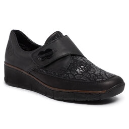 Rieker Poltopánky Rieker 537C0-00 Schwarz