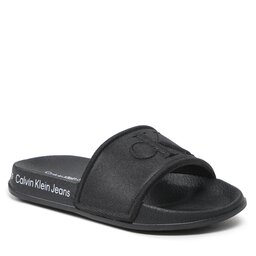 Calvin Klein Jeans Šlepetės Calvin Klein Jeans Logo Pool Slide V3B0-80637-1231 M Black 999
