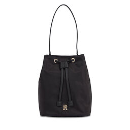 Tommy Hilfiger Sac à main Tommy Hilfiger Poppy Bucket AW0AW15218 Black BDS