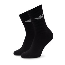 

Набір 3 пар високих чоловічих шкарпеток Emporio Armani 303133 2F301 98510 White/Black/Fuchsia, Кольоровий