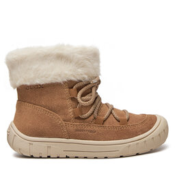Geox Kozačky Geox B Omar Girl Wpf B462LA 00022 C6627 S Hnědá