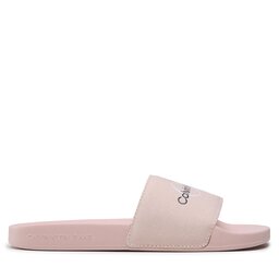 

Шльопанці Calvin Klein Jeans Slide Monogram Co YW0YW00103 Peach Blush 0JW, Рожевий