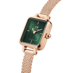 

Годинник Daniel Wellington Quadro Mini DW00100648 Rose Gold/Rose Gold, Золотий